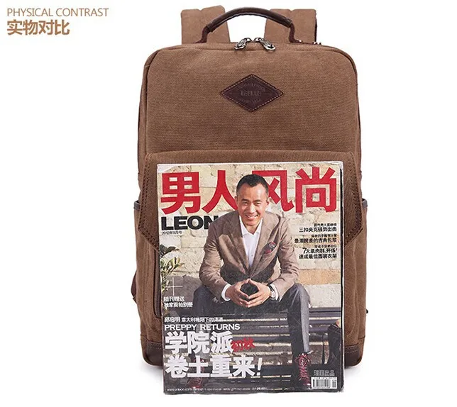men canvas backpack9