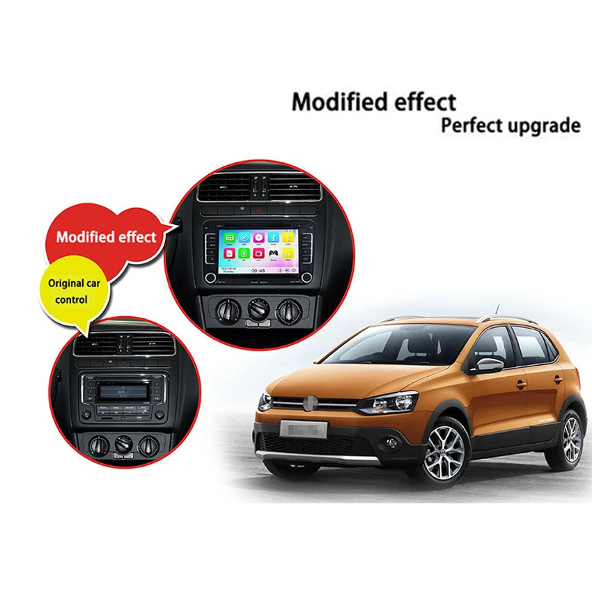 Cheap Liislee For VW Series Car DVD player Multimedia Audio Video Radio GPS Multi-Touch Screen Android Bluetooth Stereo Navigation 2