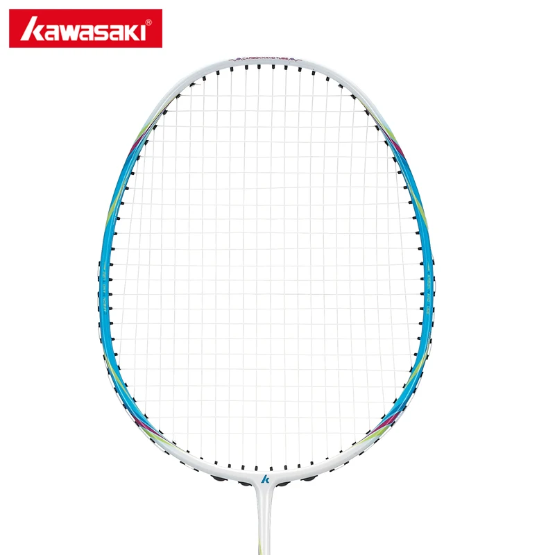 Kawasaki Carbon Fiber Badminton Rackets with String Red Flag F200