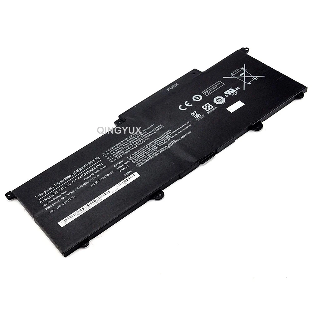

QINGYUX New 7.5V 44Wh 5880mAh AA-PLXN4AR AA-PBXN4AR Laptop Battery for Samsung 900X3C-A01 900X3C-A02DE NP900X3C Notebook