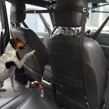 Высокое качество складной путешествия для домашних животных автомобиля безопасная задняя сетка для сиденья барьер собака автомобиль барьер сетка