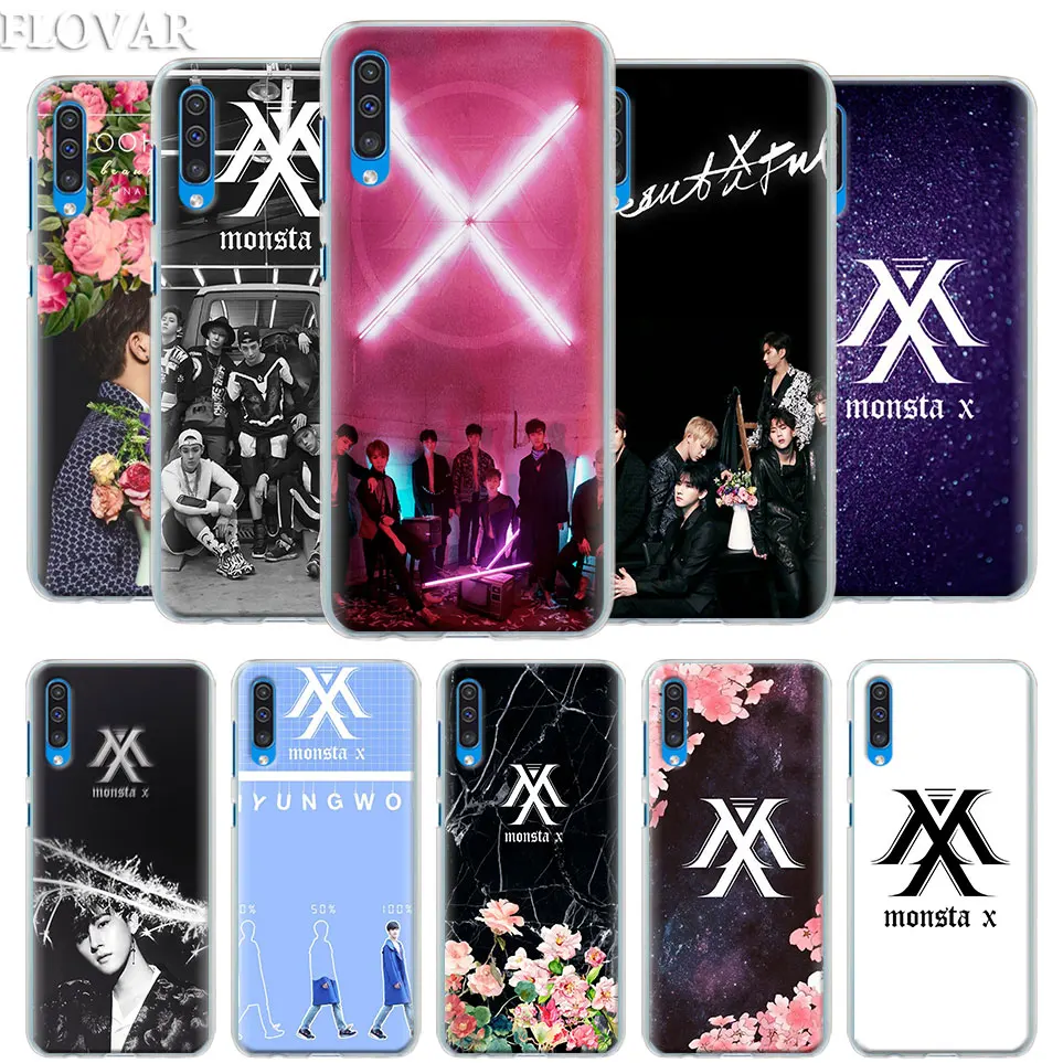 

Monsta X KPOP Boy Group Case Cover for Samsung Galaxy A30 A40 A50 A70 A6 A8 Plus A7 A9 2018 M30 Phone Case Coque