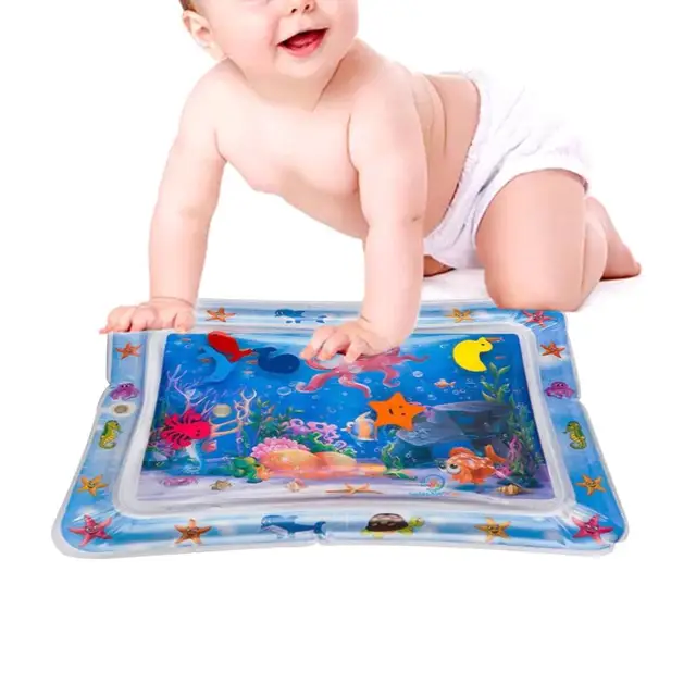 $US $10.12  Kids Water Play Mat Toys Inflatable Hicken PVC Infant Tummy Time Playmat For Children Infants With 