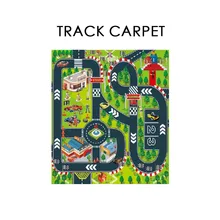 Mikksire 70x80 см дорожный игровой коврик-меховой коврик игровой коврик ковер городской жизни отлично подходит для игр с автомобилями и ToysF1