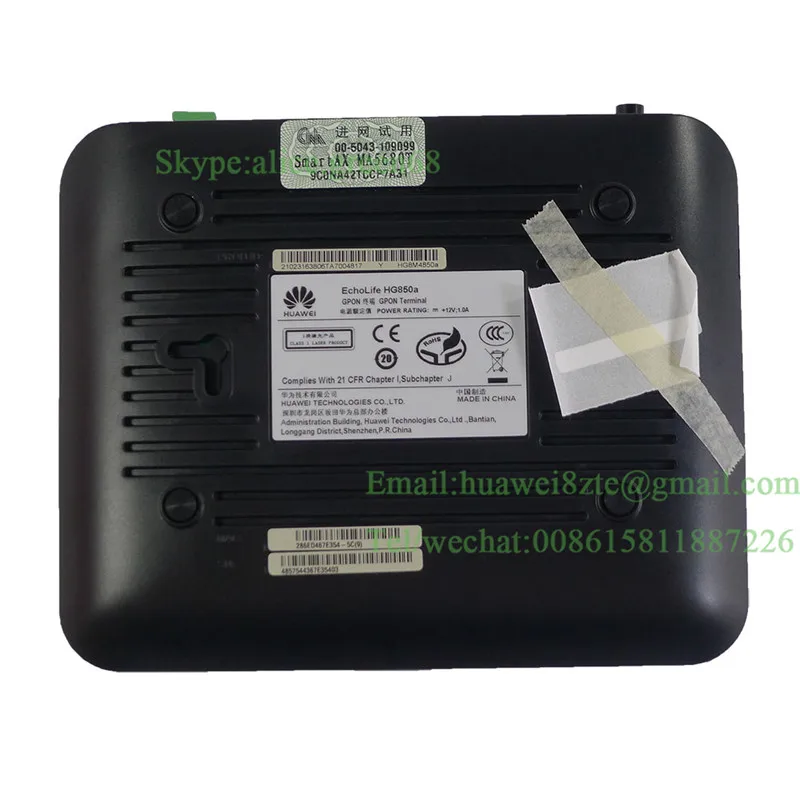 Echolife SC/APC вход HG850A GPON терминал FTTX ONU с 4 эфирными и 2 голосовыми