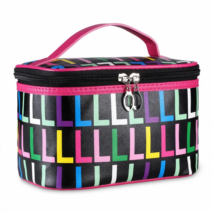 

Makeup Organizer Bags Fashion Women Cosmetic Pouch Waterproof Storage Toiletries Large Organizer For Travel Toiletry Kit HZBG10