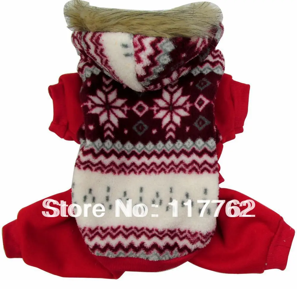 

Retail Red Pet dogs Sweater winter coat Free Shipping Dogs Clothes new clothing for dog