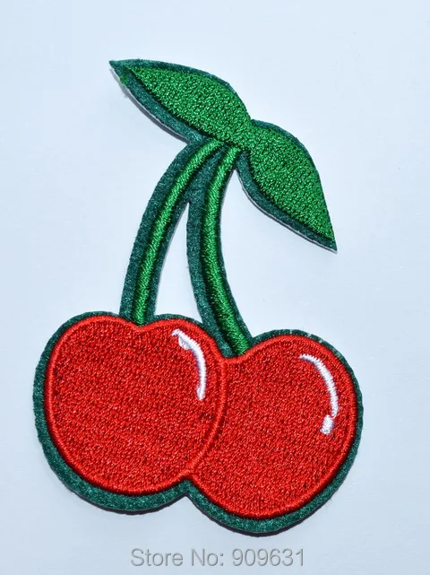 

30x Cherry cherries fruit retro vegas slots applique iron on patch