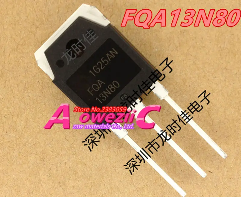 

Aoweziic 2017+ 100% new imported original FQA13N80 13N80 TO-3P field effect transistor 11A 800V