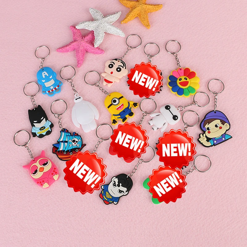 

1Pcs Cute Cartoon Keychain Boat Mickey Minnie Key Holder For Women Bag Pendant Key Chain Key Ring Kids Gift