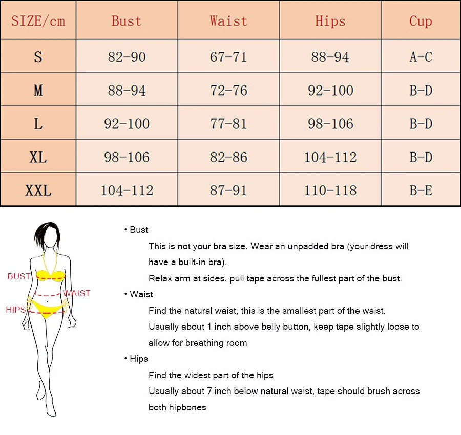 bikini size 3