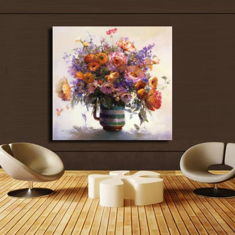 1 шт. Настенная картина с изображением цветов|art for walls|canvas wall artwall art |