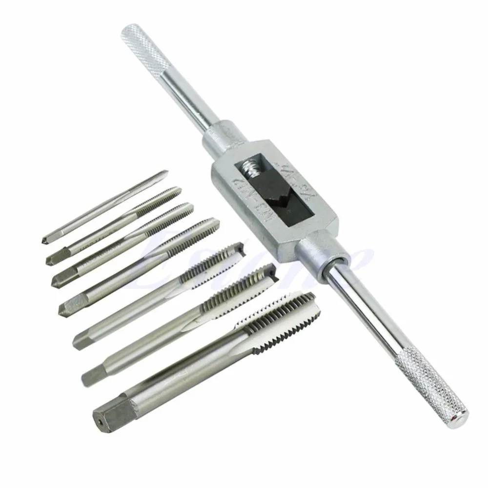 Tap Handle Reamer Wrench Set Die Metric HSS Thread Repair Tool M3 M12 1