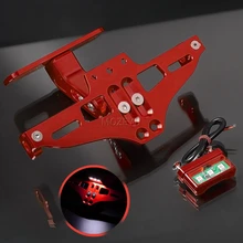 Универсальные Запчасти для мотоцикла мотоцикл регулируемый угол номерного знака для Kawasaki Z750 Z750R Z750S R S Z800/E Версия