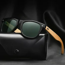 Klassische Bambus Holz Sonnenbrille Marke Design Männer Frauen Beschichtung Spiegel Sonnenbrille Mode Sonnenbrille Retro Brille UV400 Shades