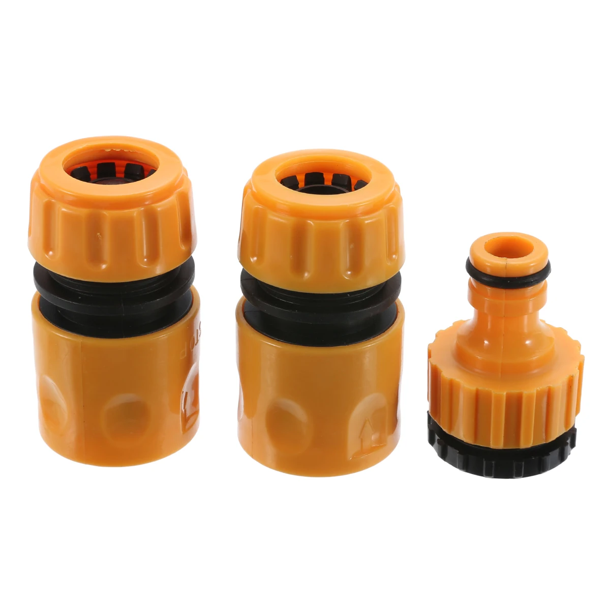 

3Pcs Fast Coupling Adapter Drip Tape Irrigation Hose Connector With 1/2" 3/4"barbed Garden Water Connector Irrigation Tool Kit