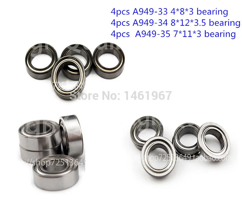 

Wltoys A949 A959 A969 A979 1/18 запасные части для радиоуправляемых автомобилей подшипник 12 шт./партия
