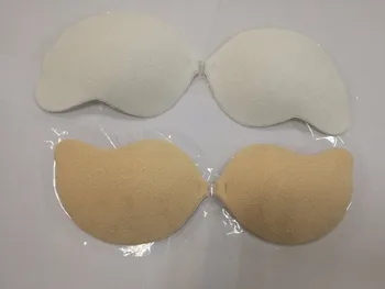 

2018 Self Adhesive Silicone Nude Invisible Push Up Bra Strapless Bras For Backless Evening Ball Bridal Gowns