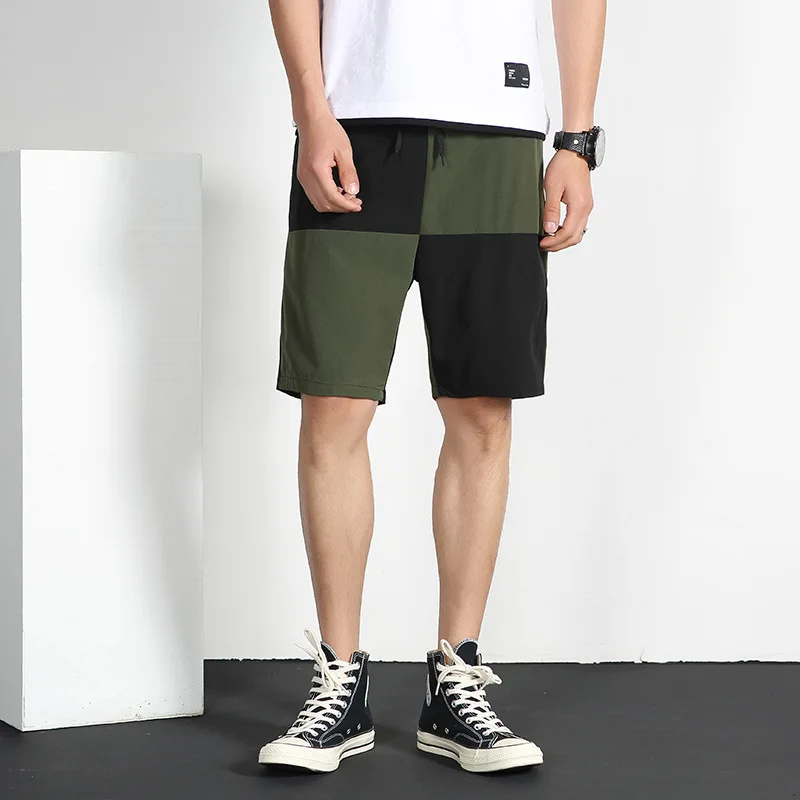 Simple Summer Cargo Shorts Men Cotton Joggers Casual Short Home Pockets Sport Patchwork Plus Size Mid Red Loose Street Wear 4XL Simple Summer Cargo Shorts Men Cotton Joggers Casual Short Home Pockets Sport Patchwork Plus Size Mid Red Loose Street Wear 4XL