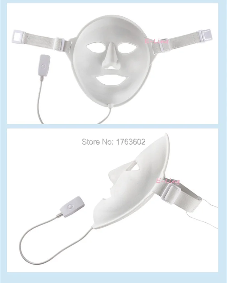 Светодиодный 3D маска для лица, ПДТ, терапия, для домашнего использования, омоложение кожи, волшебный светодиодный, красный/желтый/синий, маска для подтяжки лица, вибрационный массаж