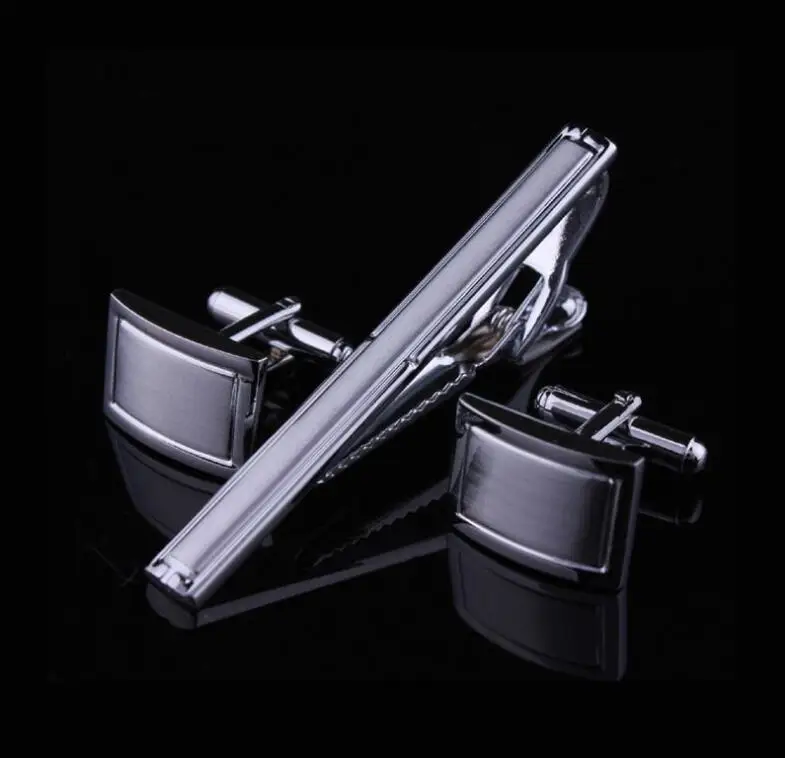 Personalized cufflinks and Tie Clip Sets for birthday wedding party gift Customized Cufflinks