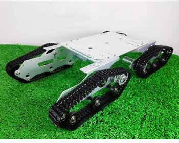 

TR900 Tank 4WD Chassis Metal Crawler Smart Car Wall-e Robot Base Obstacle Race