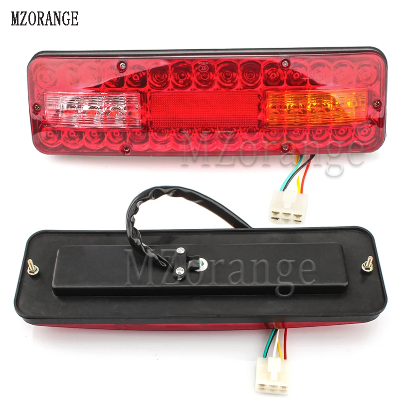 MZORANGE 12V 20 LED Rear Tail Lights Reverse font b Lamp b font Stop Brake Trailer
