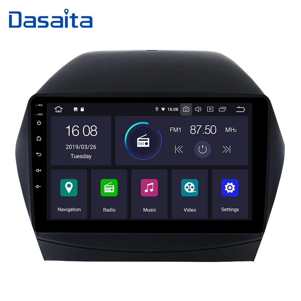 Clearance Android 9.0 Car 1 din Stereo for Hyundai IX35 Car Radio MP3  Bluetooth 9"  IPS Multi Touch Screen 1