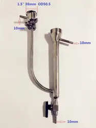 Бесплатная доставка Tri-clamp попугай тело Connection 1,5 "(38 мм) OD50.5 Нержавеющая сталь 304
