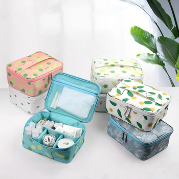 

Zipper Women Makeup bags Capacity travel Cosmetic bag beauty Case Make Organizer Toiletry bag kits Travel Wash pouch bolsa viaje