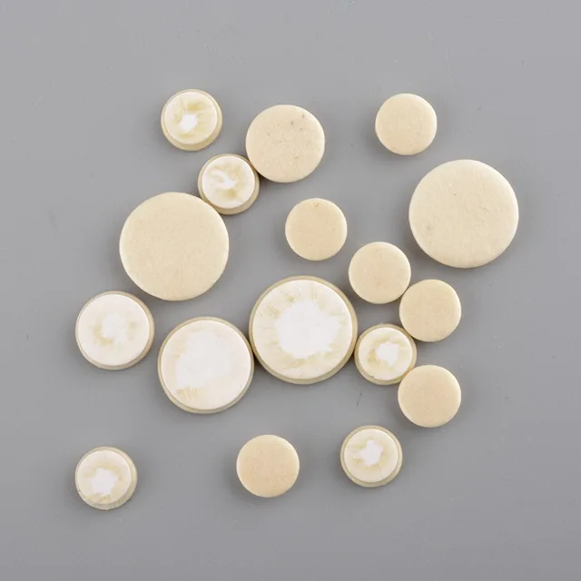 Buy 17Pcs bB Key Pads White Musical Woodwind