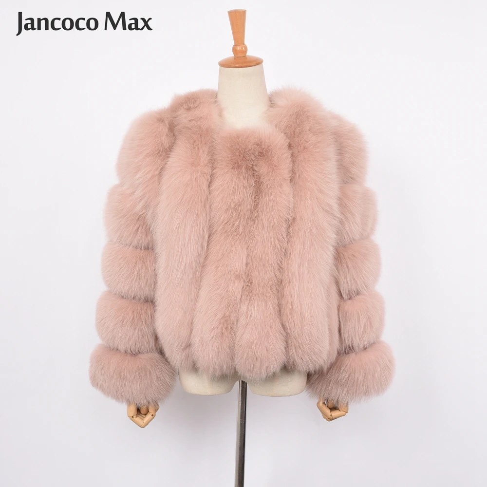 Женская шуба из натурального Лисьего меха, теплая зимняя куртка, модная верхняя одежда из натурального меха, высокое качество, Новое поступление S7370
