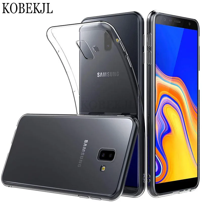 Soft Case For Samsung Galaxy J6 Plus TPU Silicone Back Cover Phone J6Plus J610F J610 SM-J610F | Мобильные телефоны и