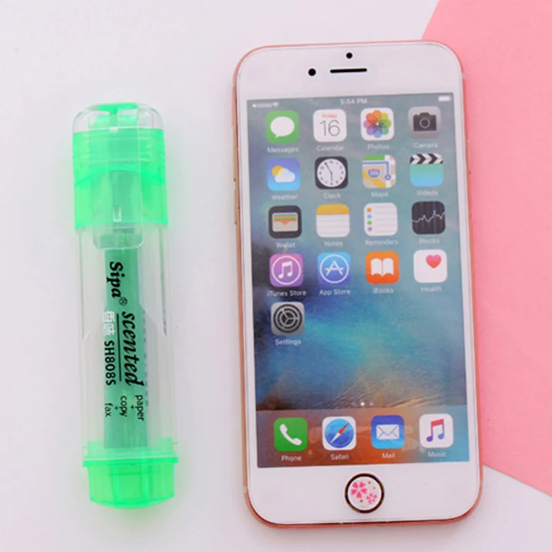 Размер 11 см флуоресцентный маркер текстовыделитель ручка Корейская Высокая емкость конфетный цвет ароматизированный маркер для школьных принадлежностей