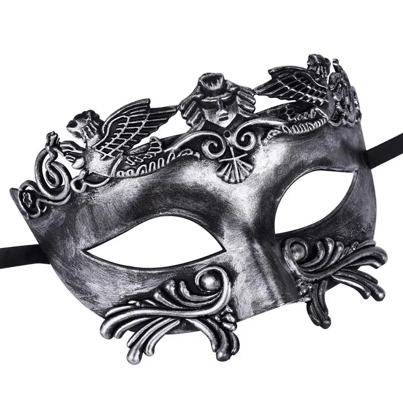 FunPa Винтаж Египетский мужская маска печатных Маскарад Половина уход за кожей лица древней греческой и римской стиль Венецианская маска вечерние ин