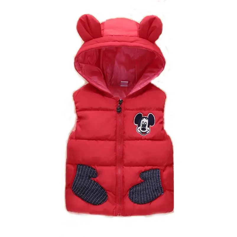 2018Children winter toddler boys vest Coats vest for girls infant baby fur vest sleeveless