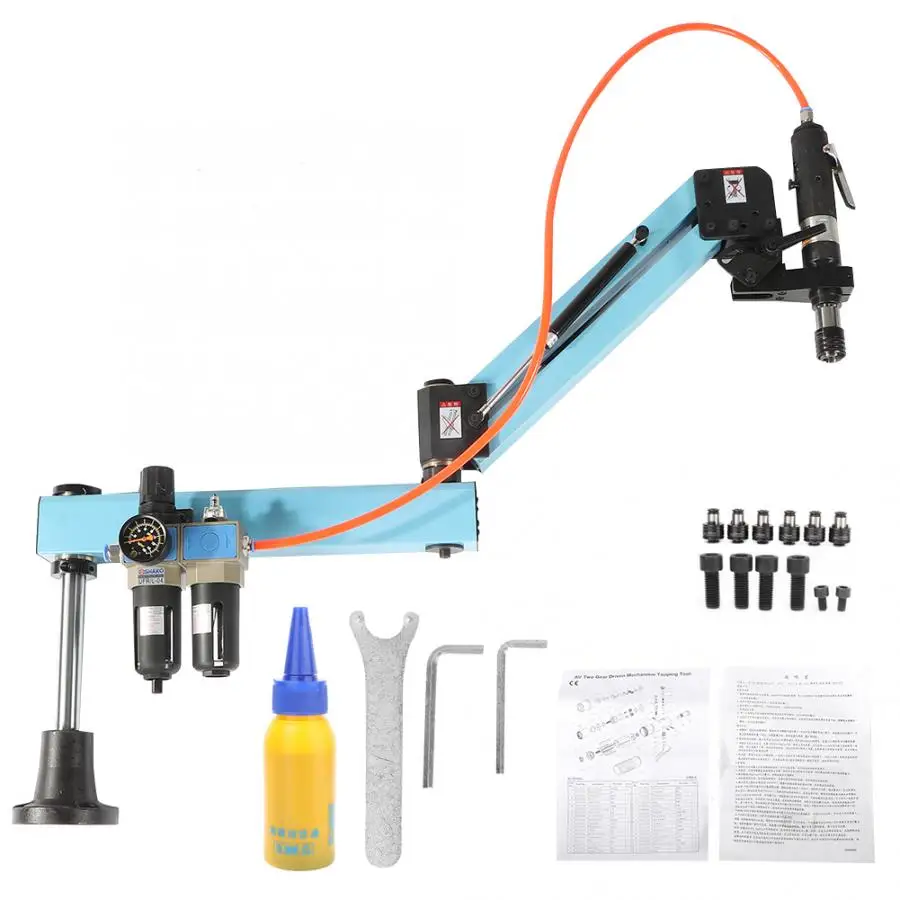 

Air Tools Universal Direction Flexible Arm M3-M12 Pneumatic Tapping Machine Tapper Tool Equipment Pistola De Aire Comprimido