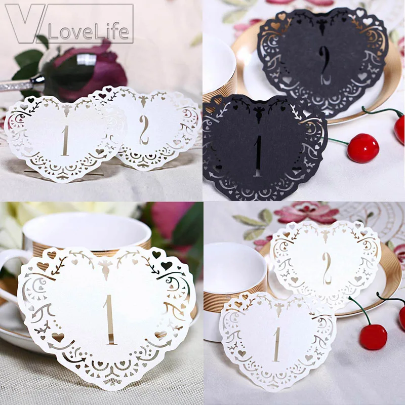 20pcs Heart Meakin Hollow Lace Table Number Table Cards from 1 to 20 Rustic Wedding Centerpieces Decor Vintage Wedding Decor 20pcs Heart Meakin Hollow Lace Table Number Table Cards from 1 to 20 Rustic Wedding Centerpieces Decor Vintage Wedding Decor