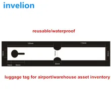 Багаж в аэропорт управление багажной посылкой uhf rfid бирка может печати/Дальний Rfid талисманы на ошейник для отслеживания багажа решение