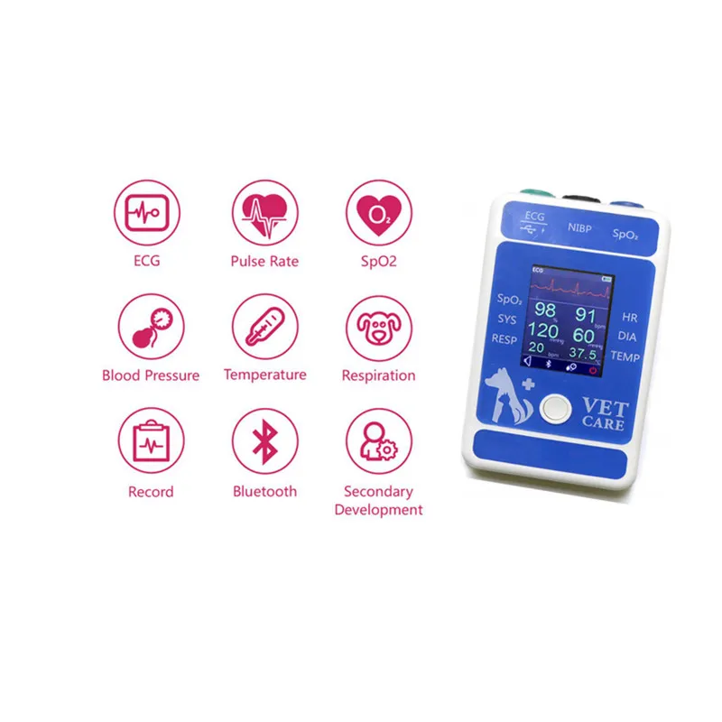 2.4 Inch Color TFT LCD Display Portable Veterinary Bluetooth Patient ...
