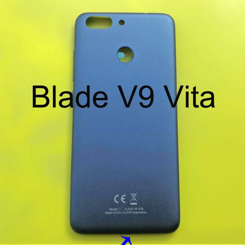 Задняя стеклянная задняя крышка для ZTE Blade V9 Vita батарейный корпус Корпус BladeV9