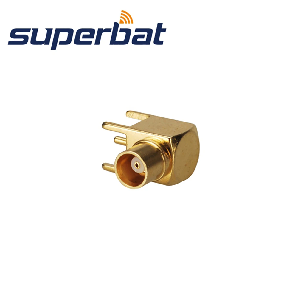 Superbat 10 шт. MCX сквозное отверстие Джек прямоугольный монтаж печатной платы с