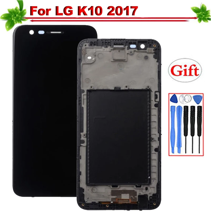 

Tested LCD for LG K10 2017 LCD Display M250 M250N M250E LCD Display With Frame IPS Touch Screen Digitizer Assembly Replacement