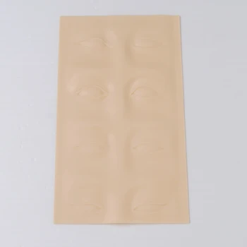 

High quality Eyes tattoo practice fake skin for needle machine, learning training traditional permanent makeup skin