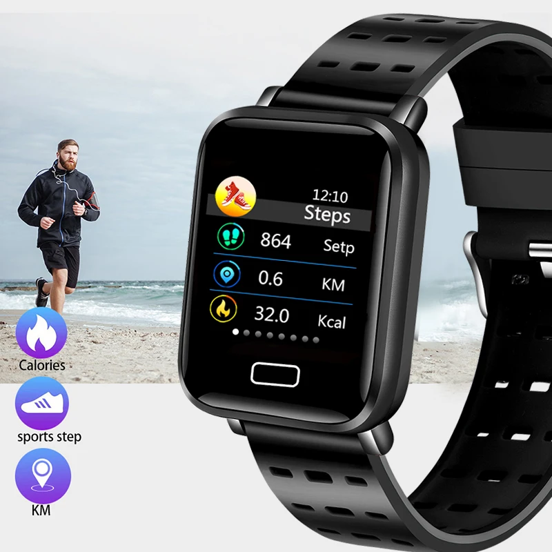 Smart bracelet Waterproof Smart Watch Blood Pressure Heart Rate Monitor Calorie Pedometer Information Reminder Sport Wristband