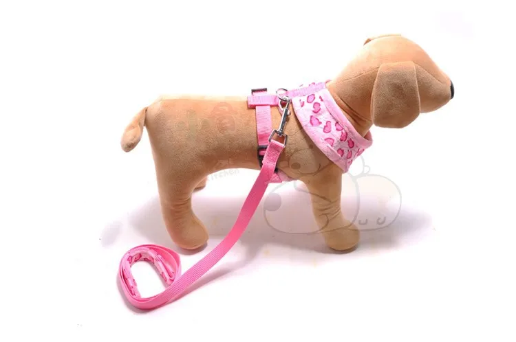 Лежанка для собаки высокого качества лучший дизайн для маленького, небольшого питомца собаки грудь тяги обратно костюм с поводком ремни безопасности свинцовая цепь
