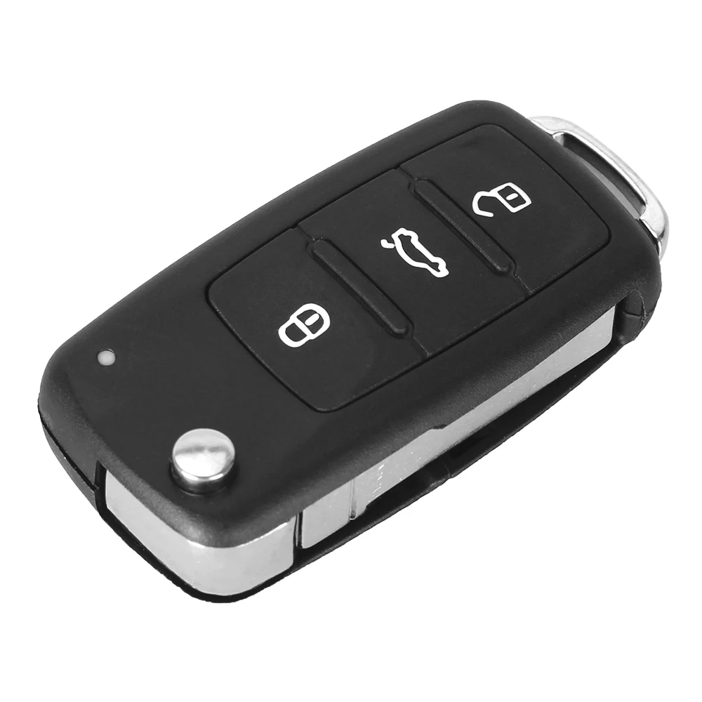 Брелок KEYYOU для VOLKSWAGEN Tiguan Golf Sagitar Polo MK6 с 3 кнопками|Ключ от авто| |