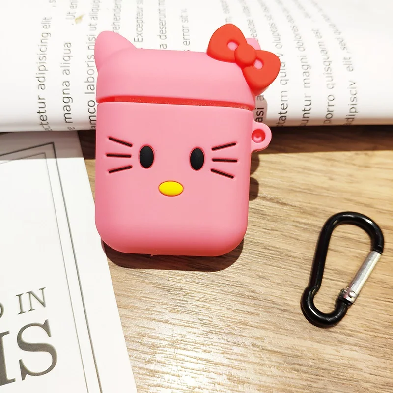 Милый чехол для наушников AirPods Air Pods аксессуары с героями мультфильмов на айрподс