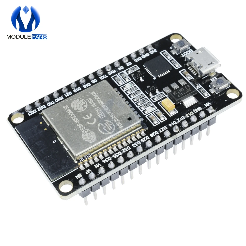 ESP32 CP2102 ESP32S ESP-32S беспроводной WiFi Bluetooth макетная плата Micro USB двухъядерный усилитель мощности фильтрующий модуль