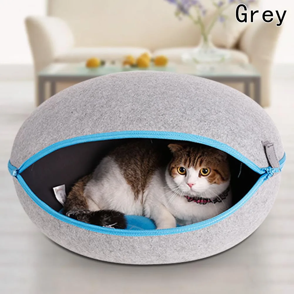 2019 New Egg Shape Dog Beds Warm Soft Dog House Pet Sleeping Bag Dog